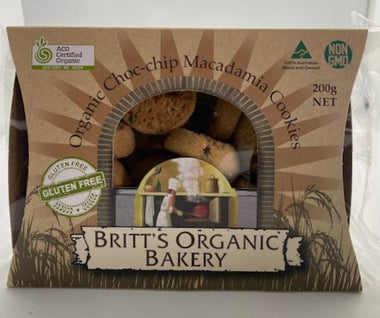 Gluten Free Choc-Chip Macadamia Cookies