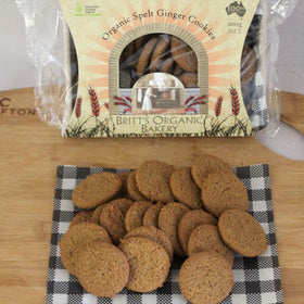 Spelt Ginger Cookies