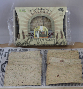 Organic Spelt Italian Herbs Crispbread