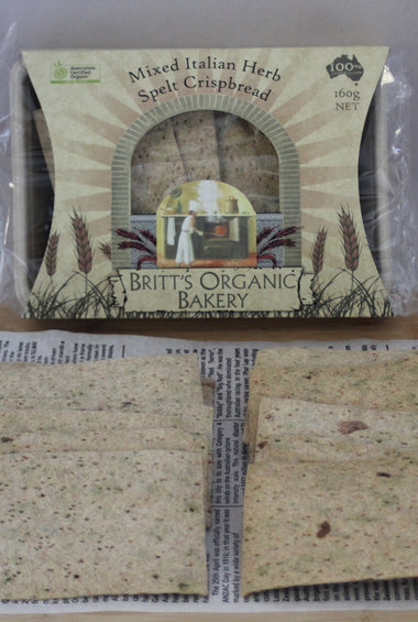 Organic Spelt Italian Herbs Crispbread